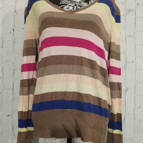 Old Navy Striped Sweater Large - Picture 1 of 4